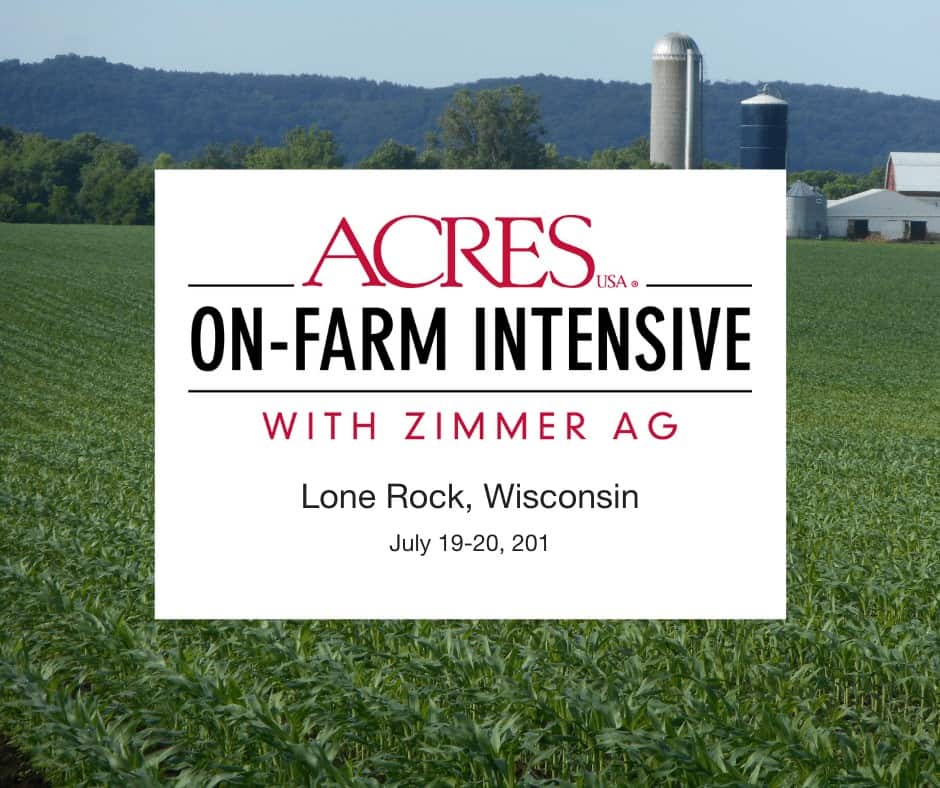 2021 On-Farm Intensive event July 19-20