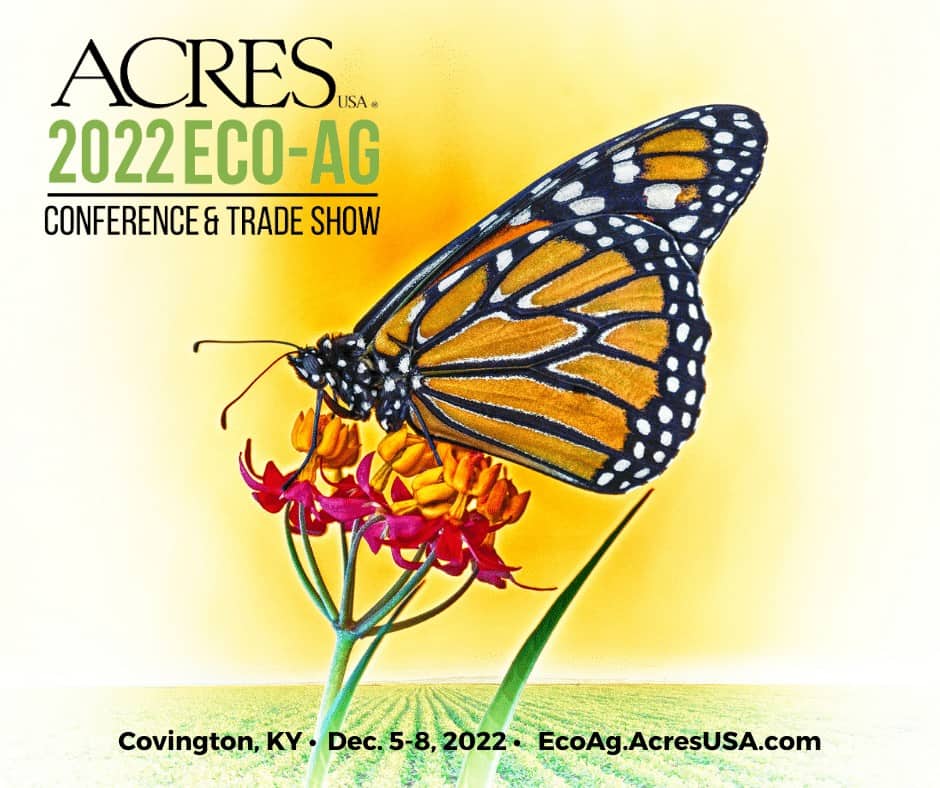2022 Eco-Ag Conference logo and dates – Dec. 5-8, 2022
