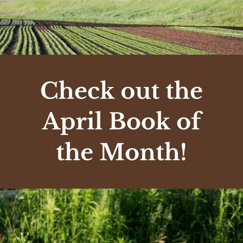 April Book of the Month graphic